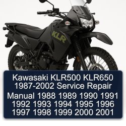 1987-2002 Kawasaki KLR Series KLR500 KLR650 Service Repair Workshop Manual PDF