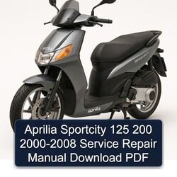 2000-2008 Aprilia Sportcity 125 200 Service Repair Workshop Manual PDF