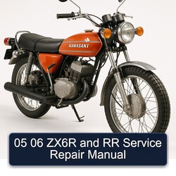 Kawasaki A Series 05 06 ZX6R Rr Service Repair Workshop Manual PDF