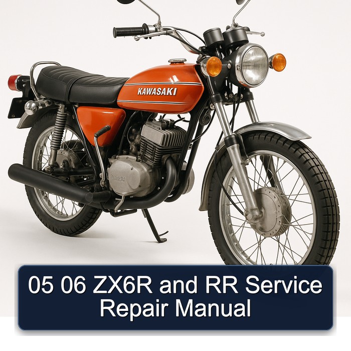 Kawasaki A Series 05 06 ZX6R Rr Service Repair Workshop Manual PDF