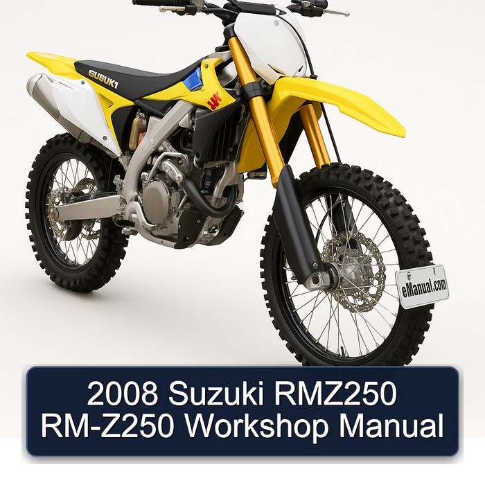 2008 Suzuki RM Series RMZ250 RM-Z250 Service Repair Workshop Manual PDF