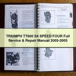 2003-2005 Triumph Speed Four TT600 S4 Service Repair Workshop Manual PDF