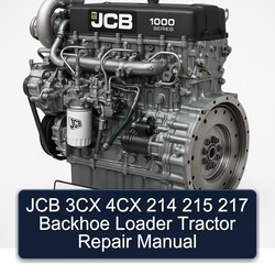 JCB 3CX 4CX 214 215 217 Backhoe Loader Tractor Service Repair Workshop Manual PDF
