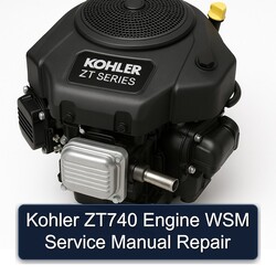 Kohler ZT Series ZT740 Engine WSM Service Repair Workshop Manual PDF