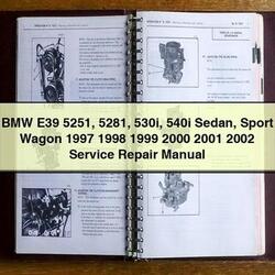 1997-2002 Volkswagen Sedan BMW E39 5251 5281 530I 540I Sport Wagon Service Repair Workshop Manual PDF