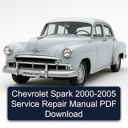 2000-2005 Chevrolet Spark Service Repair Workshop Manual PDF