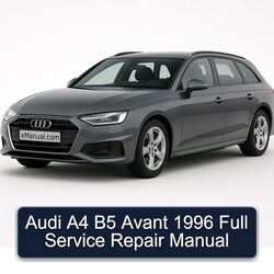 1996 Audi Avant A4 B5 Service Repair Workshop Manual PDF