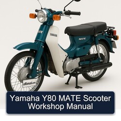 Yamaha Y80 Mate Scooter Service Repair Workshop Manual PDF