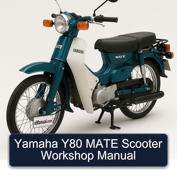 Yamaha Y80 Mate Scooter Service Repair Workshop Manual PDF