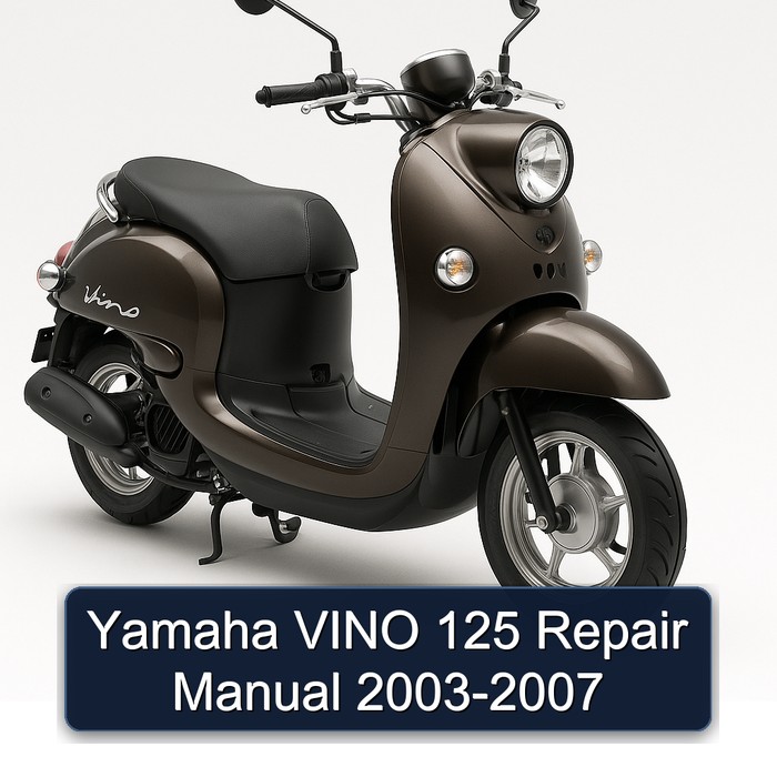 2003-2007 Yamaha Vino Service Repair Workshop Manual PDF