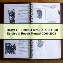 2001-2003 Triumph Speed Four TT600 S4 Service Repair Workshop Manual PDF