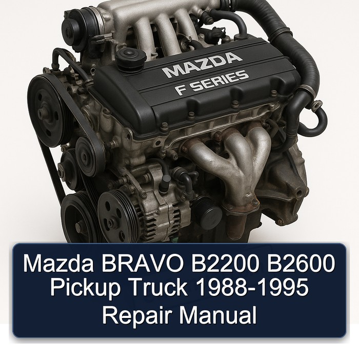 1988-1995 Mazda F Series Bravo B2200 B2600 Pickup Truck Service Repair Workshop Manual PDF