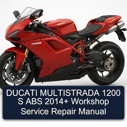 2014 Ducati Multistrada 1200 S ABS Service Repair Workshop Manual PDF