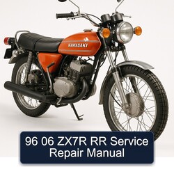 Kawasaki A Series 96 06 ZX7R RR Service Repair Workshop Manual PDF