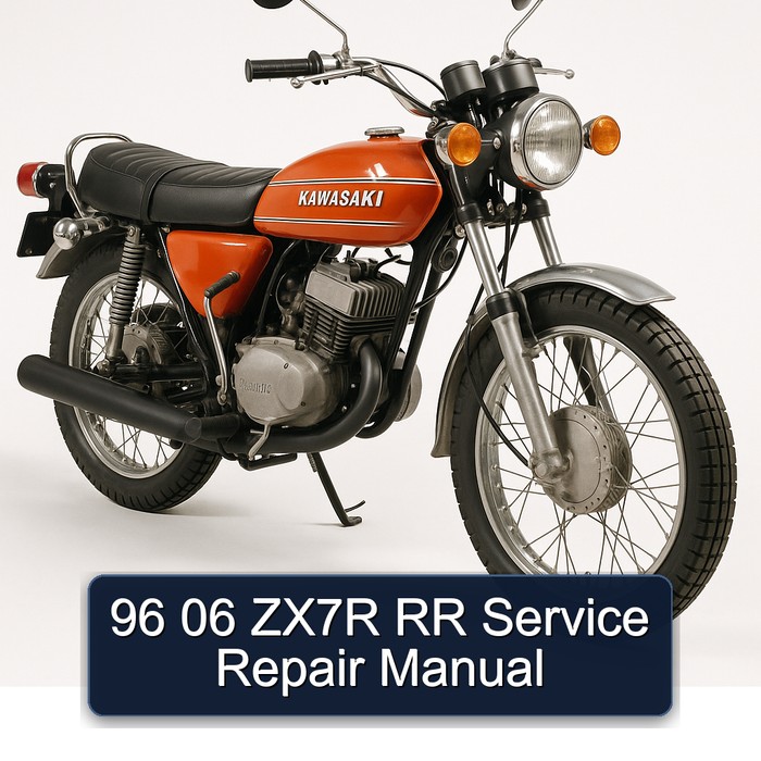 Kawasaki A Series 96 06 ZX7R RR Service Repair Workshop Manual PDF