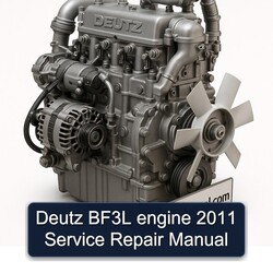 2011 Deutz BF3L Engine Service Repair Workshop Manual PDF