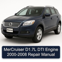 2000-2008 Mercruiser D1.7l DTI Engine Service Repair Workshop Manual PDF
