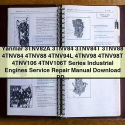 Yanmar Industrial Engines Service Repair Workshop Manual PDF