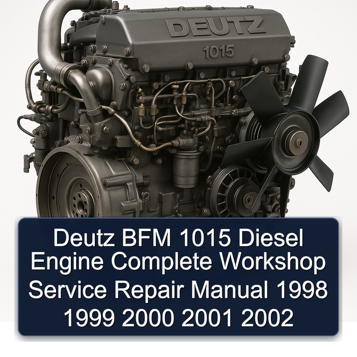 1998-2002 Deutz 1015 BFM Diesel Engine Service Repair Workshop Manual PDF