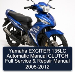 2005-2012 Yamaha 135LC Exciter Automatic Clutch Service Repair Workshop Manual PDF