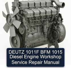 Deutz 1015 1011F BFM Diesel Engine Service Repair Workshop Manual PDF