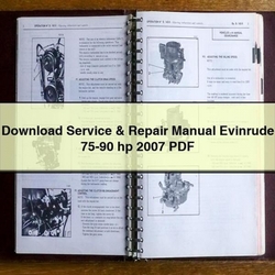 2007 Evinrude Hp Service Repair Workshop Manual PDF