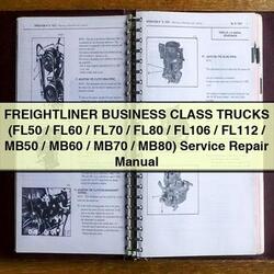 Freightliner Business Class Models Trucks (fl50/fl60/fl70/fl80/fl106/fl112/mb50/mb60/mb70/mb80) Service Repair Workshop Manual PDF