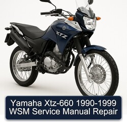 1990-1999 Yamaha XTZ Models XTZ-660 - WSM Service Repair Workshop Manual PDF