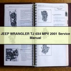 2001 Jeep Wrangler TJ 4x4 MPV Service Repair Workshop Manual PDF