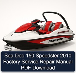 2010 SEA-DOO 150 Speedster Service Repair Workshop Manual PDF
