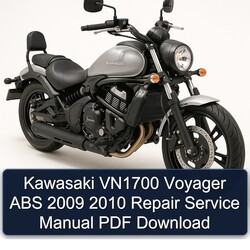 2009-2010 Kawasaki VN1700 Voyager ABS Service Repair Workshop Manual PDF