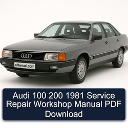 1981 Audi 200 Service Repair Workshop Manual PDF