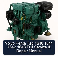 Volvo Penta Tad 1640 1641 1642 1643 Service Repair Workshop Manual PDF