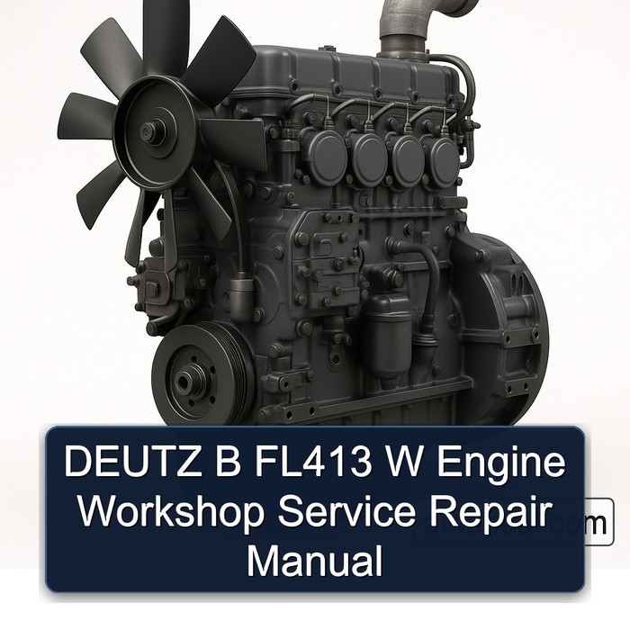 Deutz B FL BFL Series FL413 W Engine Service Repair Workshop Manual PDF