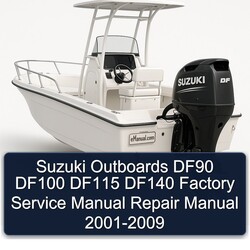 2001-2009 Suzuki Outboards DF90 DF100 DF115 DF140 Service Repair Workshop Manual PDF