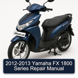 2012-2013 Yamaha Fx 1800 Series Service Repair Workshop Manual PDF