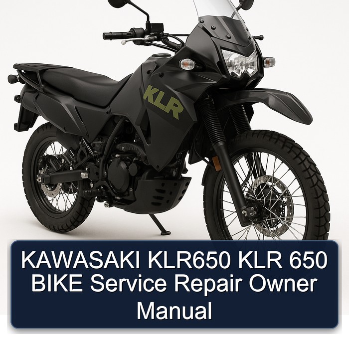Kawasaki KLR Series KLR650 650 Bike Owner Owner's Manual PDF