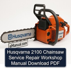 Husqvarna 2100 Chainsaw Service Repair Workshop Manual PDF