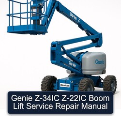 Genie Z-34IC Z-22IC Boom Lift Service Repair Workshop Manual PDF