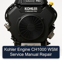 Kohler Command Pro Models Engine CH1000 WSM Service Repair Workshop Manual PDF