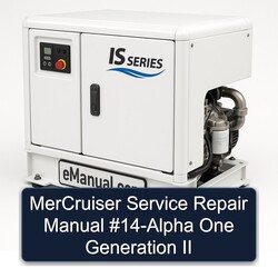 Mercruiser 14-alpha One Generation II Service Repair Workshop Manual PDF