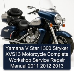 2011-2013 Kymco Stryker Yamaha V Star 1300 XVS13 Motorcycle Service Repair Workshop Manual PDF