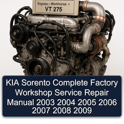 2003-2009 Kia Sorento Service Repair Workshop Manual PDF