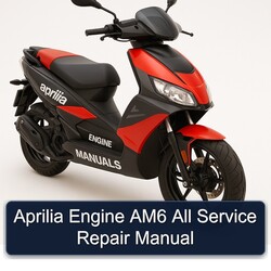 Aprilia Engine AM6 All Service Repair Workshop Manual PDF