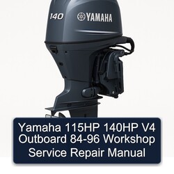 1984-1996 Yamaha 115HP 140HP V4 Outboard Service Repair Workshop Manual PDF