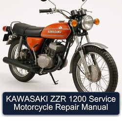 Kawasaki ZZR 1200 Motorcycle Service Repair Workshop Manual PDF