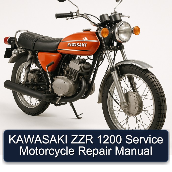 Kawasaki ZZR 1200 Motorcycle Service Repair Workshop Manual PDF