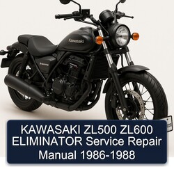 1986-1988 Kawasaki Eliminator ZL500 ZL600 Service Repair Workshop Manual PDF