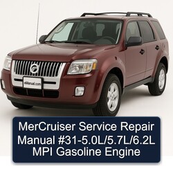 Mercruiser 31-5.0l/5.7l/6.2l MPI Gasoline Engine Service Repair Workshop Manual PDF