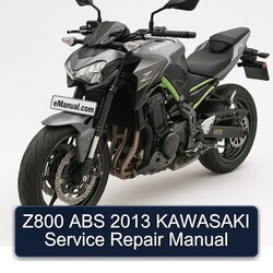 2013 Kawasaki Z Series Z800 ABS Service Repair Workshop Manual PDF